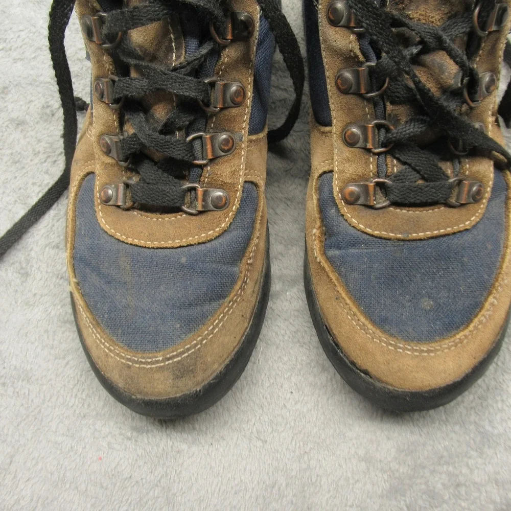 Vasque Mens? Boots 8.5 M Blue Gore-Tex Blue Lace Up Outdoor Hiking Boots VTG 80s